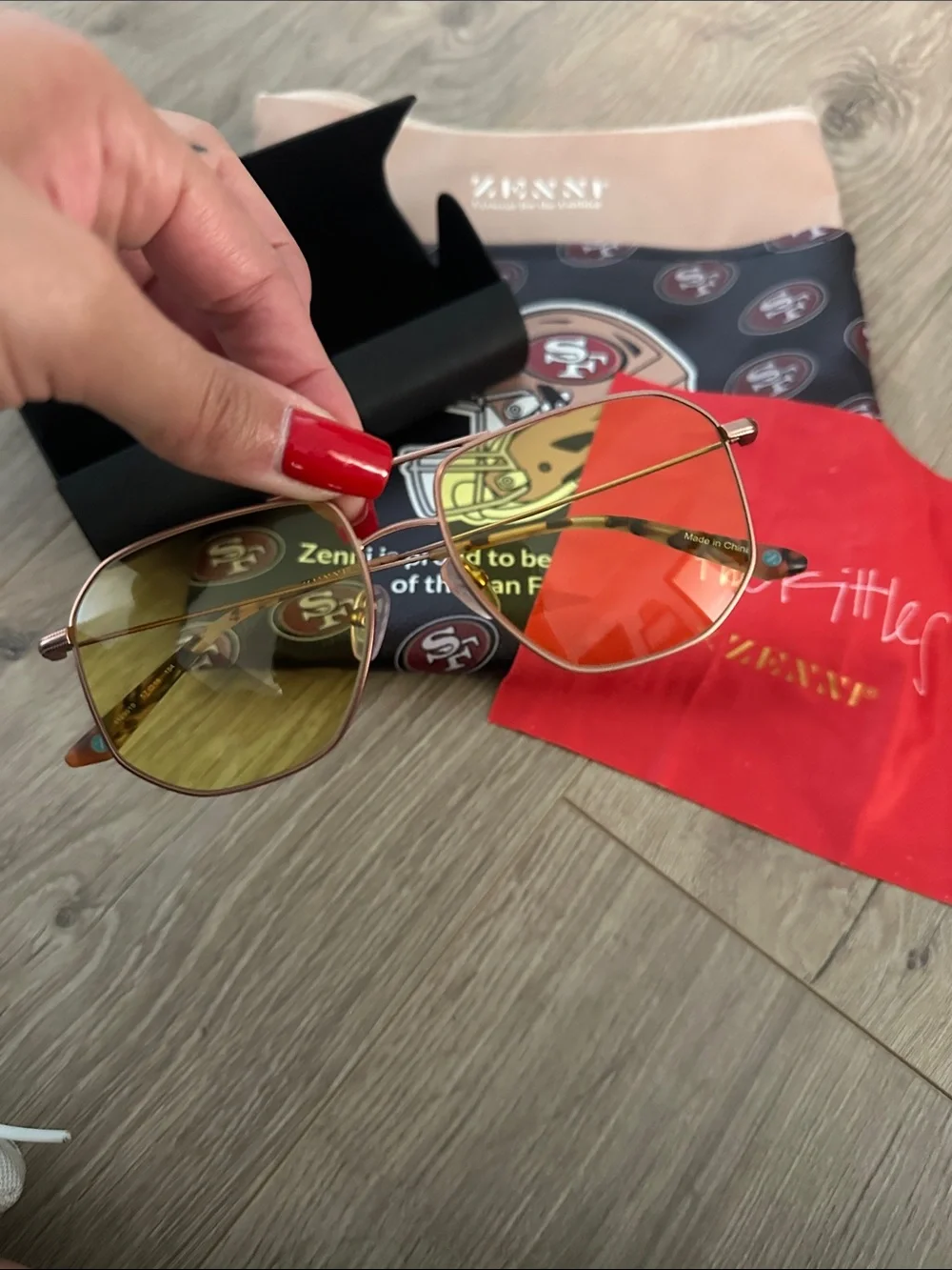 Zenni x The Kittles San Francisco 49ers Glasses